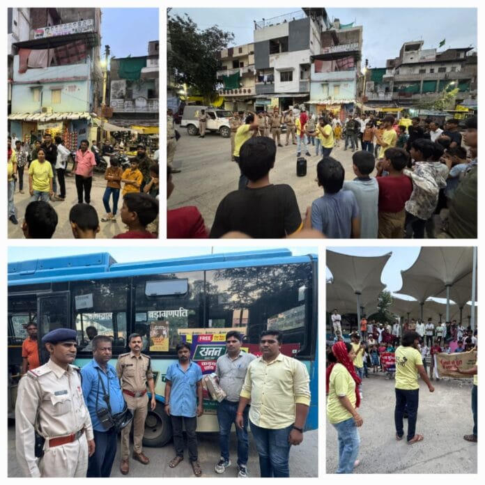 इंदौर पुलिस नशामुक्ति अभियान का पाँचवा दिन