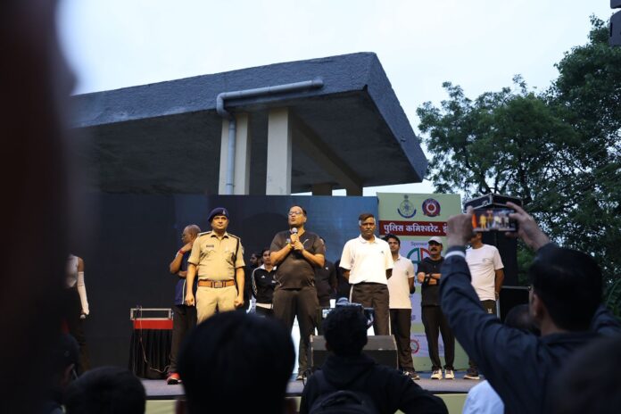 इंदौर पुलिस कमिश्नरेट का "नशे से दूरी है जरूरी" जागरूकता मैराथन, 2362 से ज्यादा लोगों ने बढ़चढ़ कर लिया भाग